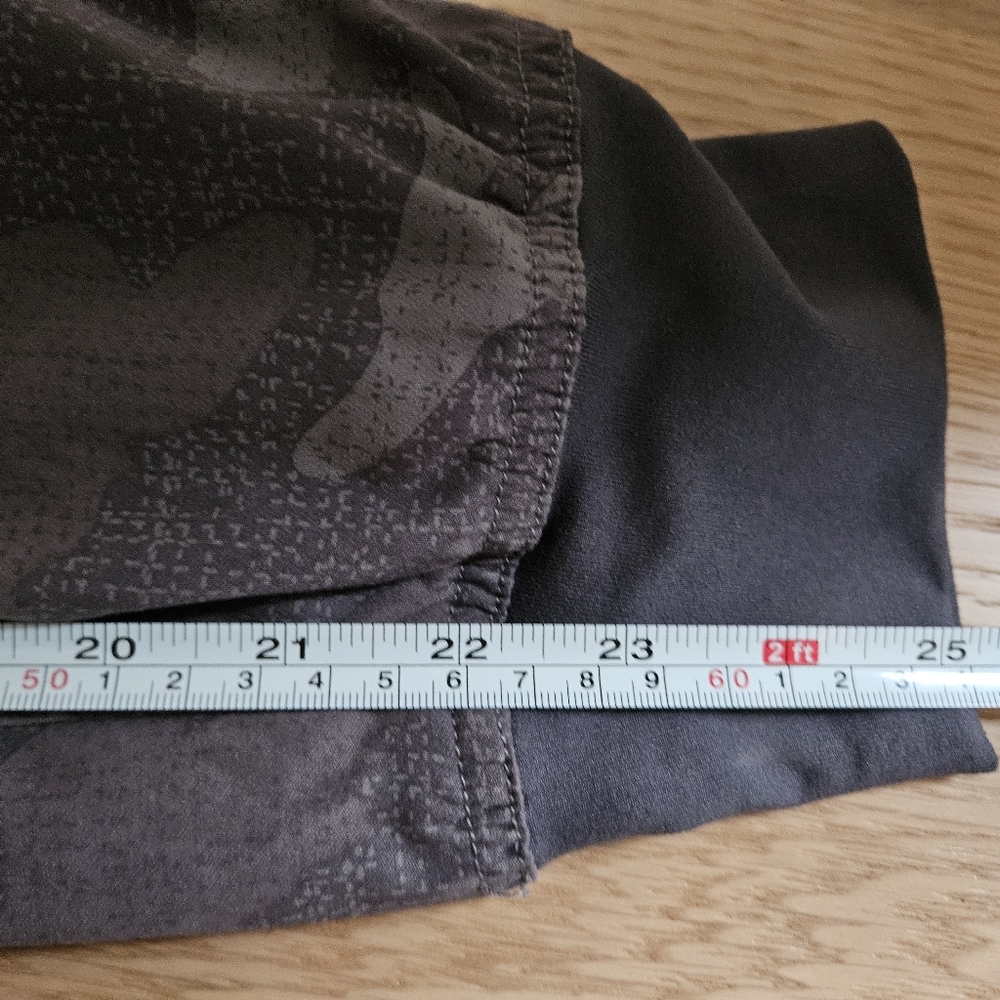prAna Sky Canyon Jogger Pants Women’s 8 Gray Camo Zip Pockets Hiking - Picture 12 of 16